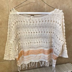 Xs free people crochet top